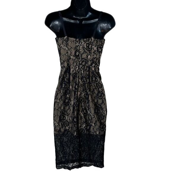 BEBE BLACK SHEILA LACE DRESS - Picture 14 of 16